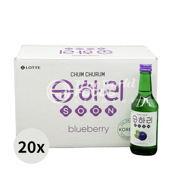 Chum Churum Soju Blueberry 12% alc.20x350ml