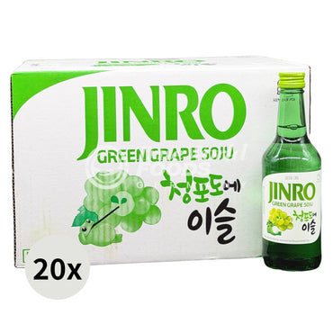 Chamisul Soju Greengrape 13% alc. 20x350ml