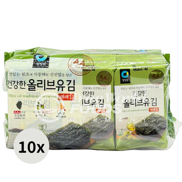Seasoned Seaweed Snack With Olive Oil 10x(9x4.5g)