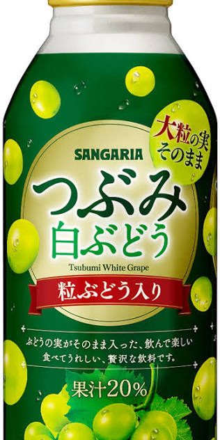 White Grape Tsubumi Shirobudo Juice 24x380g