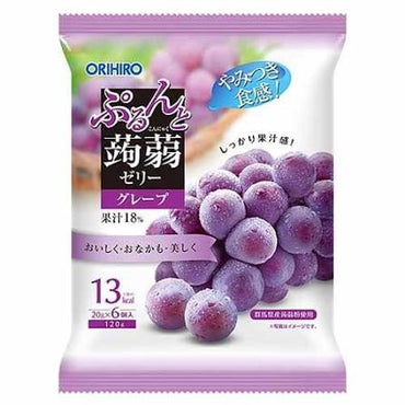 Konjac Jelly Grape 6pcs 24x120g