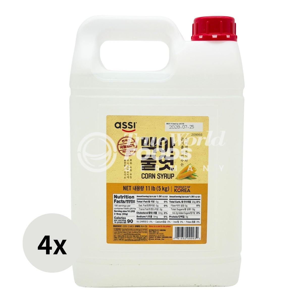 Glucose Syrup 4x5kg