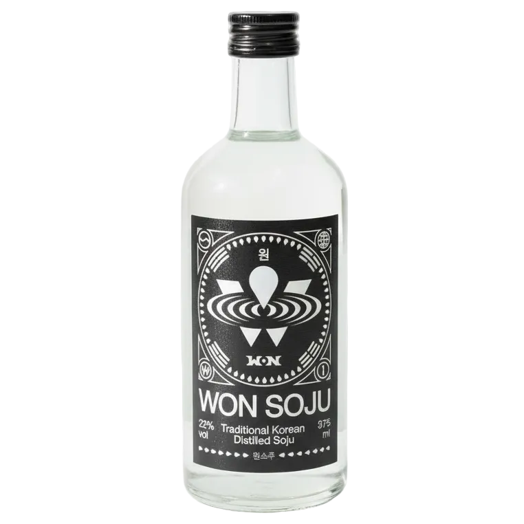 Won Soju Original(Korean distilled Liquor) 22% alc. 12x375ml