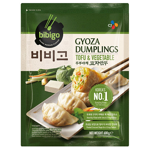Bibigo Frozen Tofu & Vegetable Gyoza Dumpling 12x600g