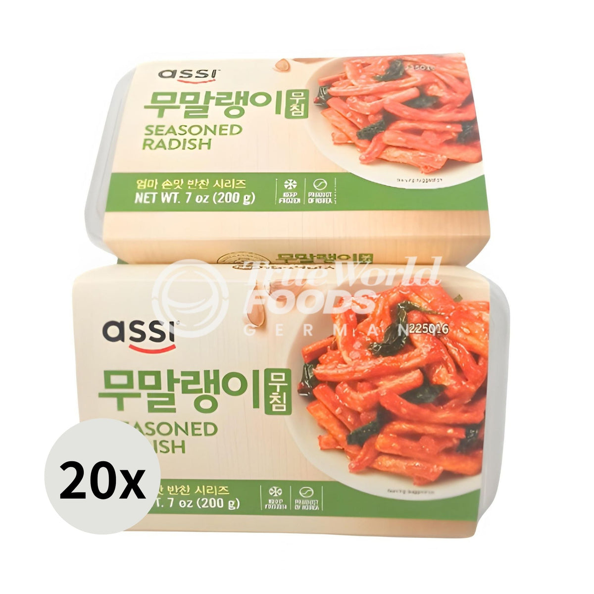 Seasoned Radish (Mumalangi Muchim) 20x200g