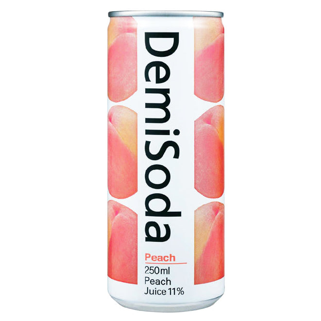 Demisoda Peach Soft Drink 30x250ml
