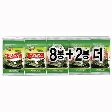 Seasoned Seaweed Laver Oliveoil Green10x(10x5g)