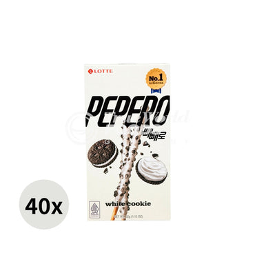 Pepero White Cookie 40x32g