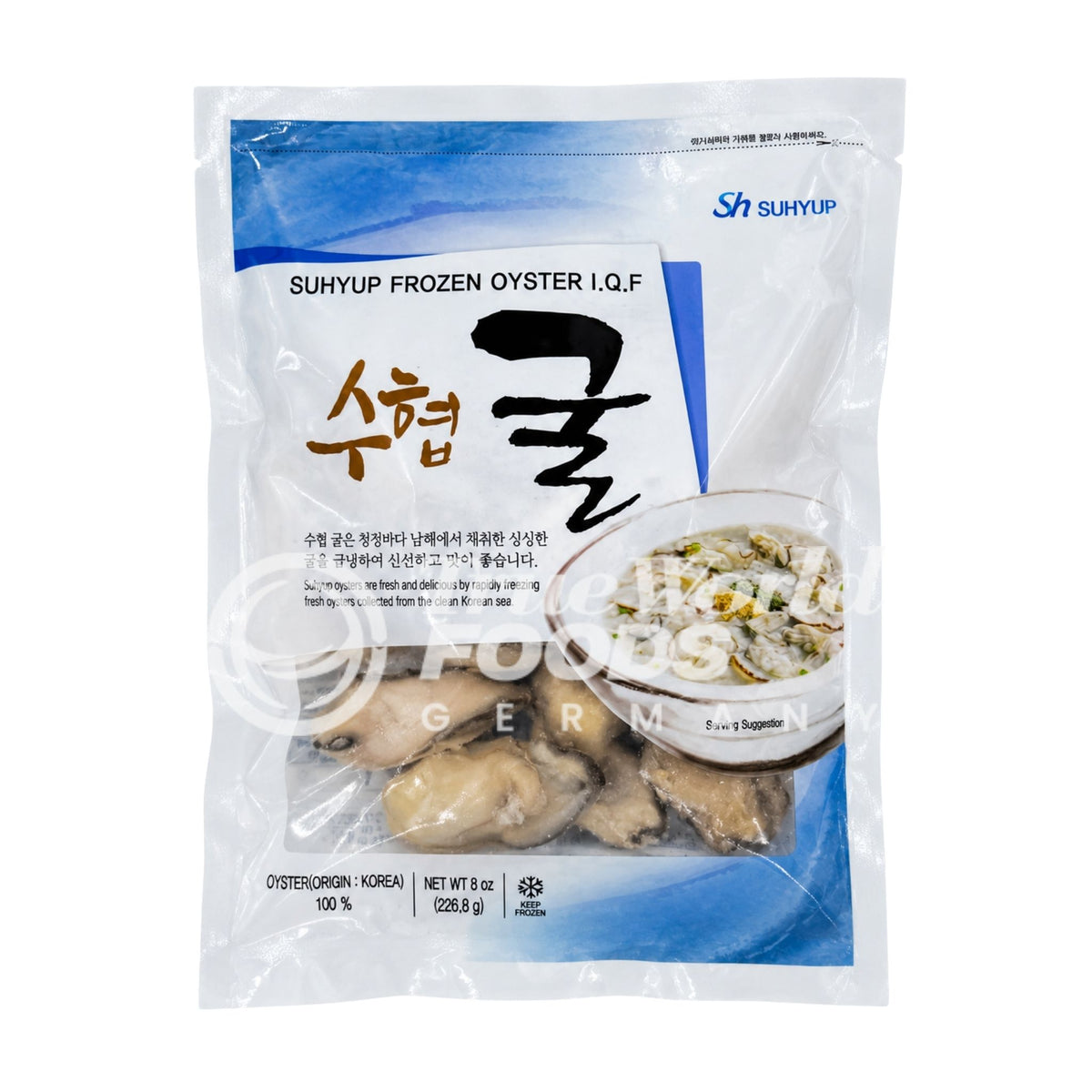 Frozen Oyster In PL.Bag, KR 40x226.8g