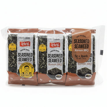 [Kckim] Seasoned Seaweed Snack BBQ (5gx3)x24