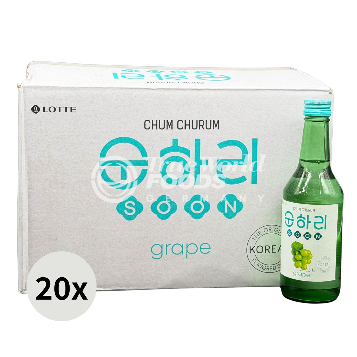Chum Churum Soju Grape 12% alc. 20x350ml