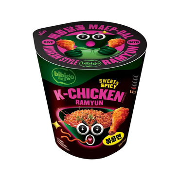 [Bibigo] K-chiken Flavoured Sweet&Spicy Cup Ramyun 8X97.5g