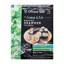 [O'food] Roasted Nori For Kimbap & Sushi 64x10sheets