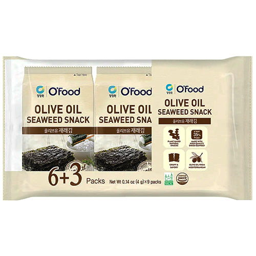 [CJO] Seasoned Seaweed Snack With Olive Oil 10x(9x4.5g)