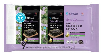 [O'food] Seasoned Seaweed Snack* No tray Olive Oil 21x(9x4g)