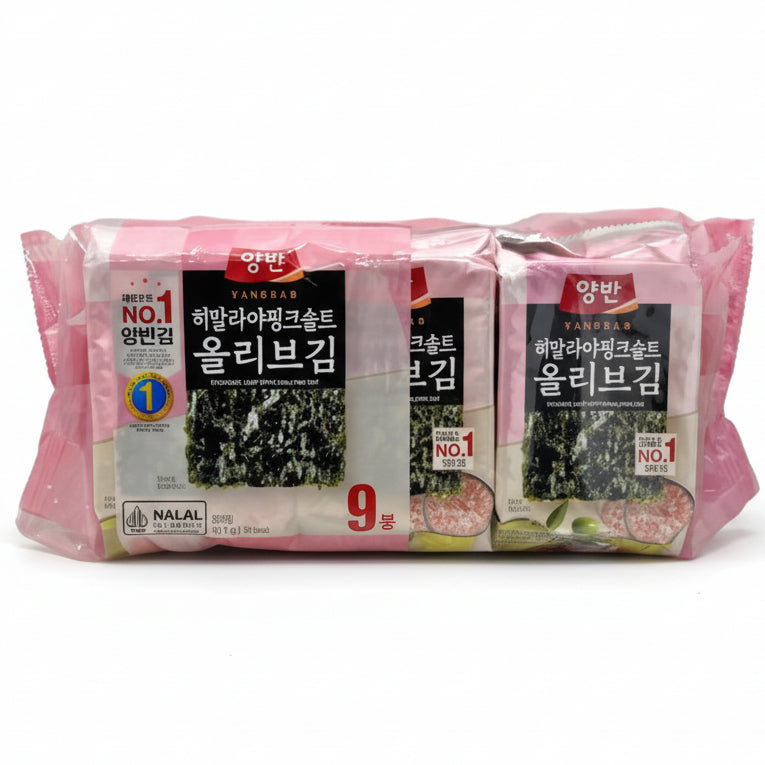 [Dongwon] Seasoned Laver With Olive And Himalayan Salt 12x40,5g