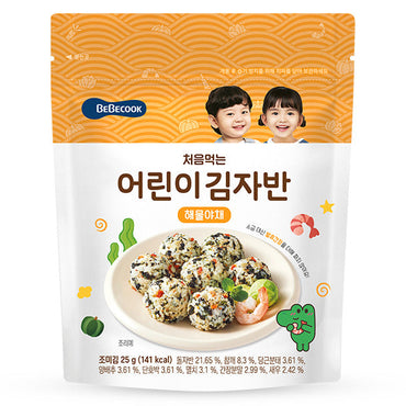 [Bebecook] Very First Kid's Seaweed Mix Seafood&Vegetable 20x25g