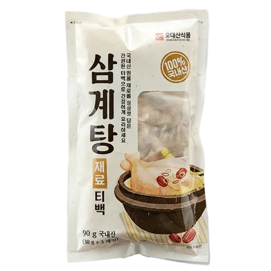 [Odaesan Foods] Korean Chicken stew Samgyetang Herb teabag 45x90g