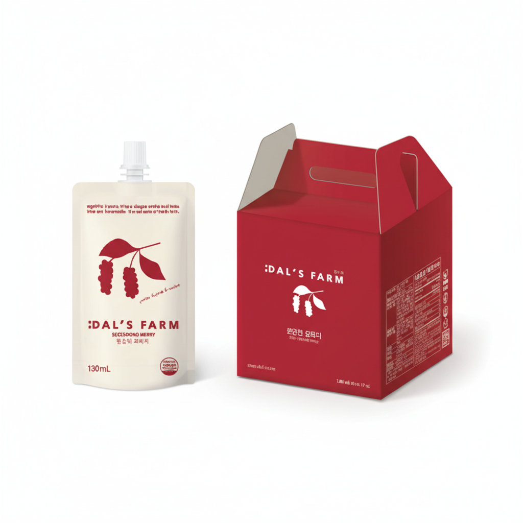 [Dals Farm] Red Flavored Omija Juice 50x130ml