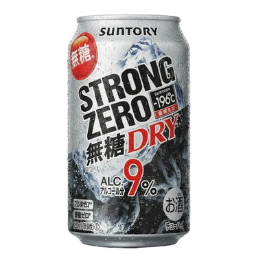 [Suntory] Strong Zero No Sugar Dry Can 9% alc. 24x350ml