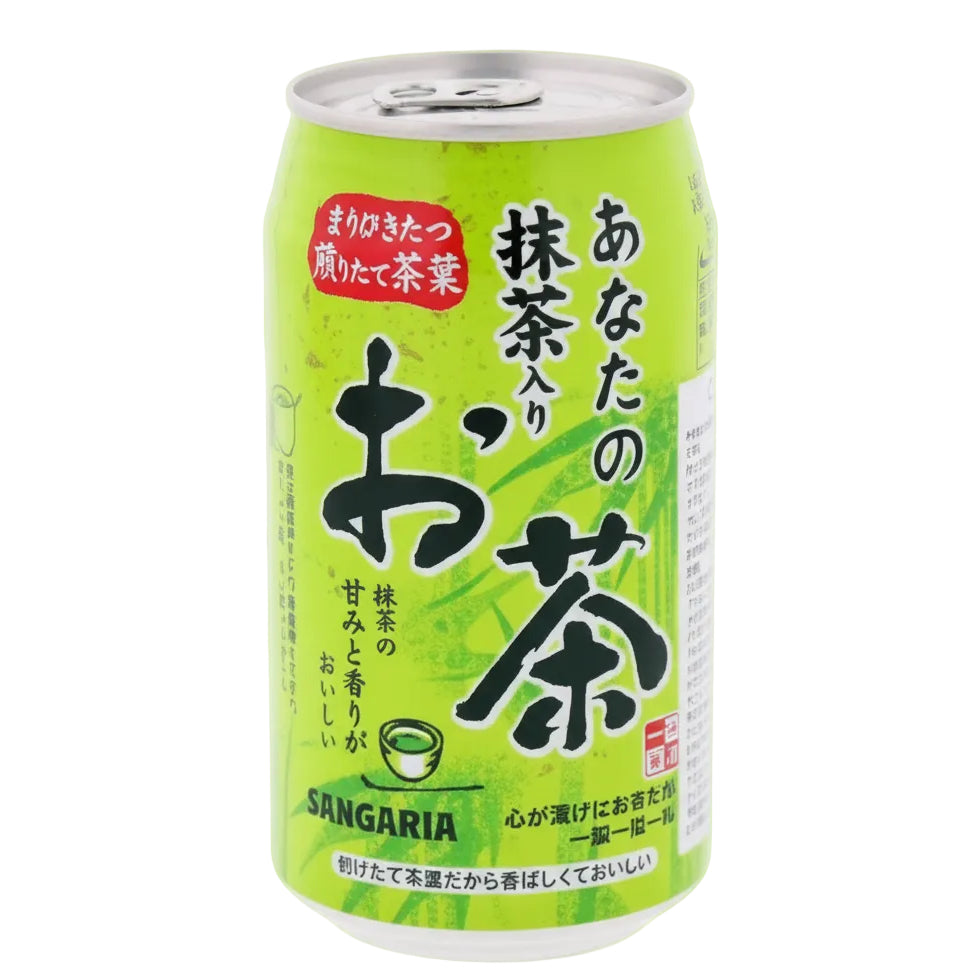 [SANGARIA] Unsweetened Green Tea Drink 24x340ml