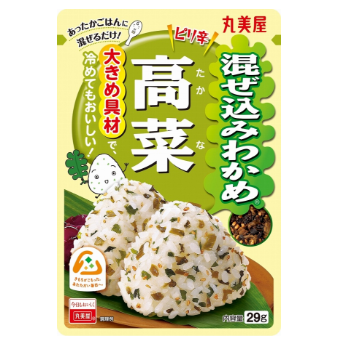 [Marumiya] Dried seasoning topping for rice (Mazekomi wakame takana) 10x29g