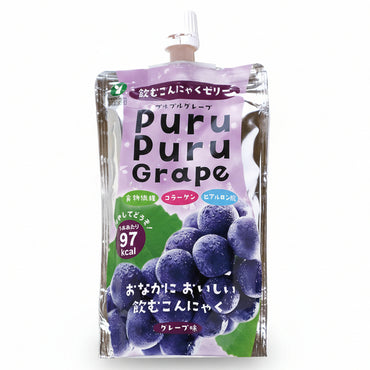 [Yamakichi] Jelly Beverage (Yamakichi Konjack Grape) 72x130ml