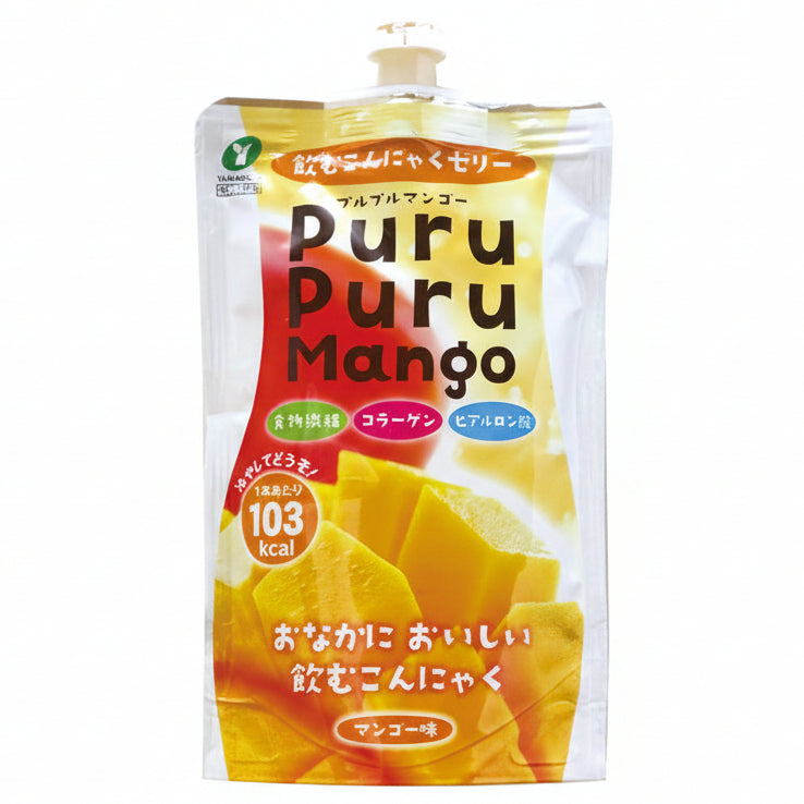 [Yamakichi] Jelly Beverage (Yamakichi Konjack Mango) 72x130ml