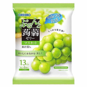 Konjac Jelly Shine Muscat 6pcs 24x120g