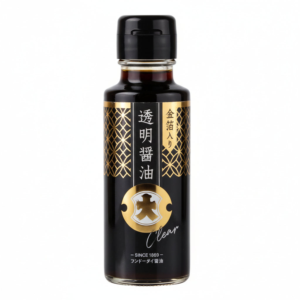 [Fundodai] Seasoned Soy Sauce (Toumei Shoyu Kinpakuiri) 12x100ml