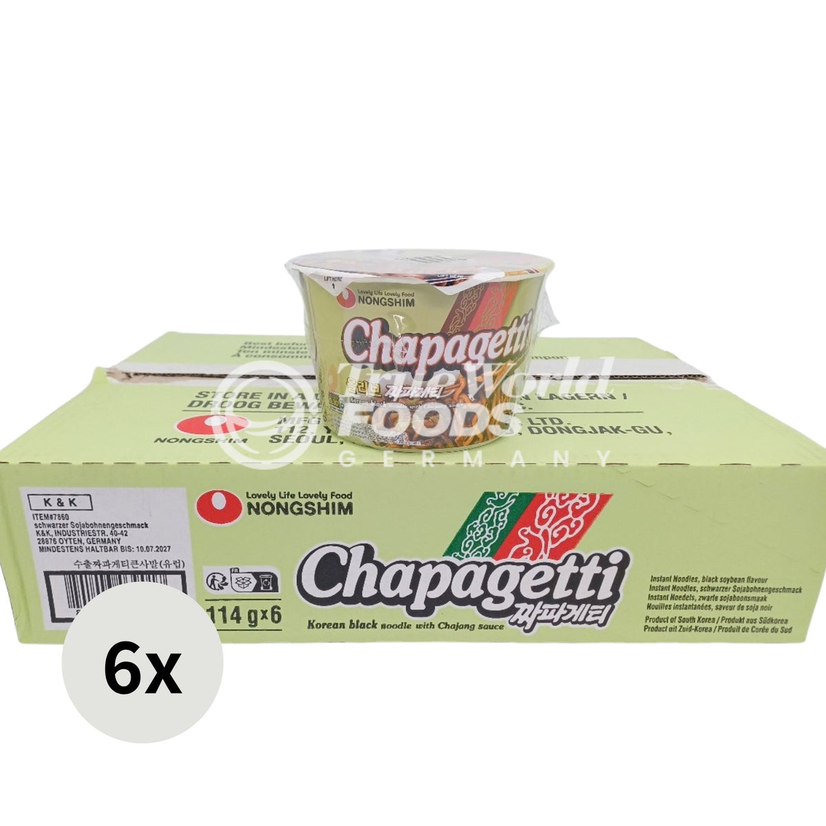 Chapagetti Big Bowl 6x114g