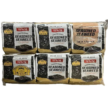 [Kckim] Seasoned Seaweed Snack (5gx12)x6