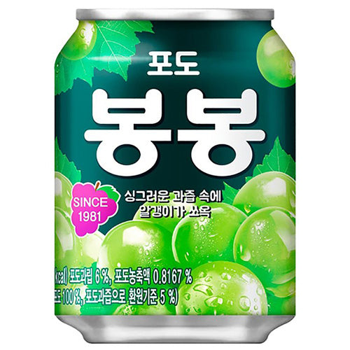 [Haitai] Podo Bonbon Grape Juice Drink 6x(12x238ml)
