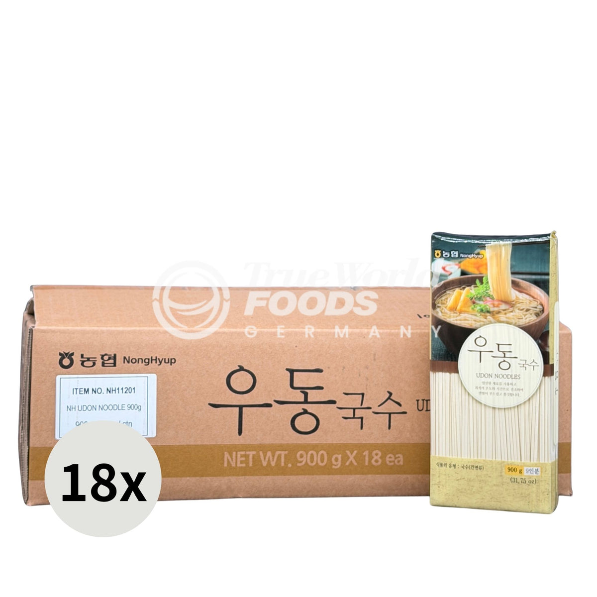 Udong Noodle 18x900g