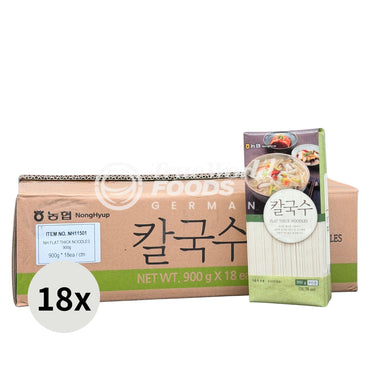 Flat Thin Noodle (Kalkuksoo) 18x900g