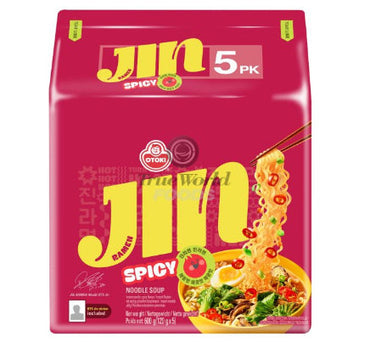 [OTOKI] Jin Ramen Multi Spicy 8x(5x120g) BTS JIN - seal sticker