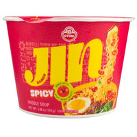 [Ottogi] Jin Ramen Spicy Big Bowl 12x110g