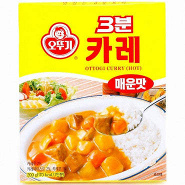 [Ottogi] 3 Minutes Retort Curry Hot 24x200g