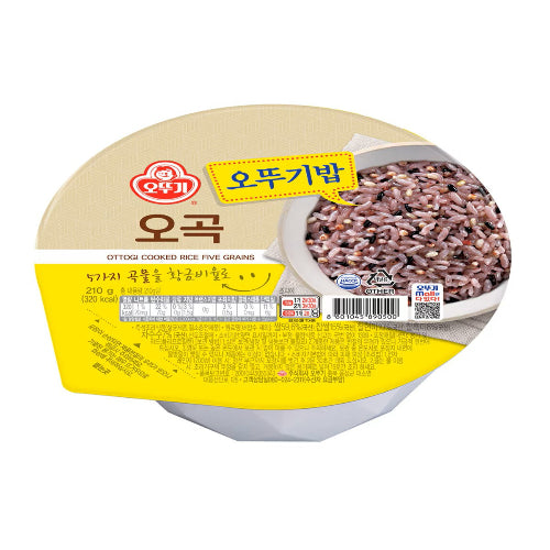 [Ottogi] Microwavable Cooked Five Grain Rice 12x210g