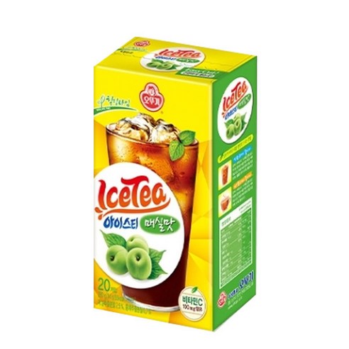 [Ottogi] Korean Ice Tea in Pack, Plum Flavor 8x280g