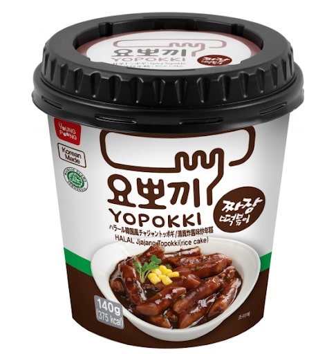 [Ypfoods] Korean Rice Cake In Paper Bowl (Yopokki Tteokbokki), Jjajang Flavor 30x120g