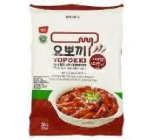 [Ypfoods] Korean Rice Cake In Pl Bag (Yopokki Tteokbokki), Hot Flavor 24x240g