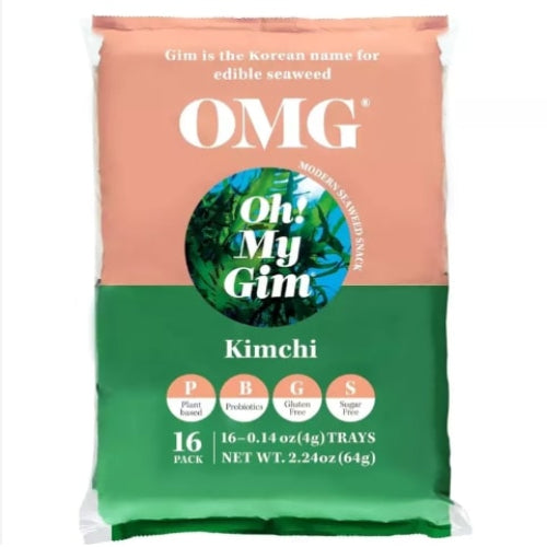[OMG] Seasoned Seaweed Snack Kimchi 12x(9x4g)