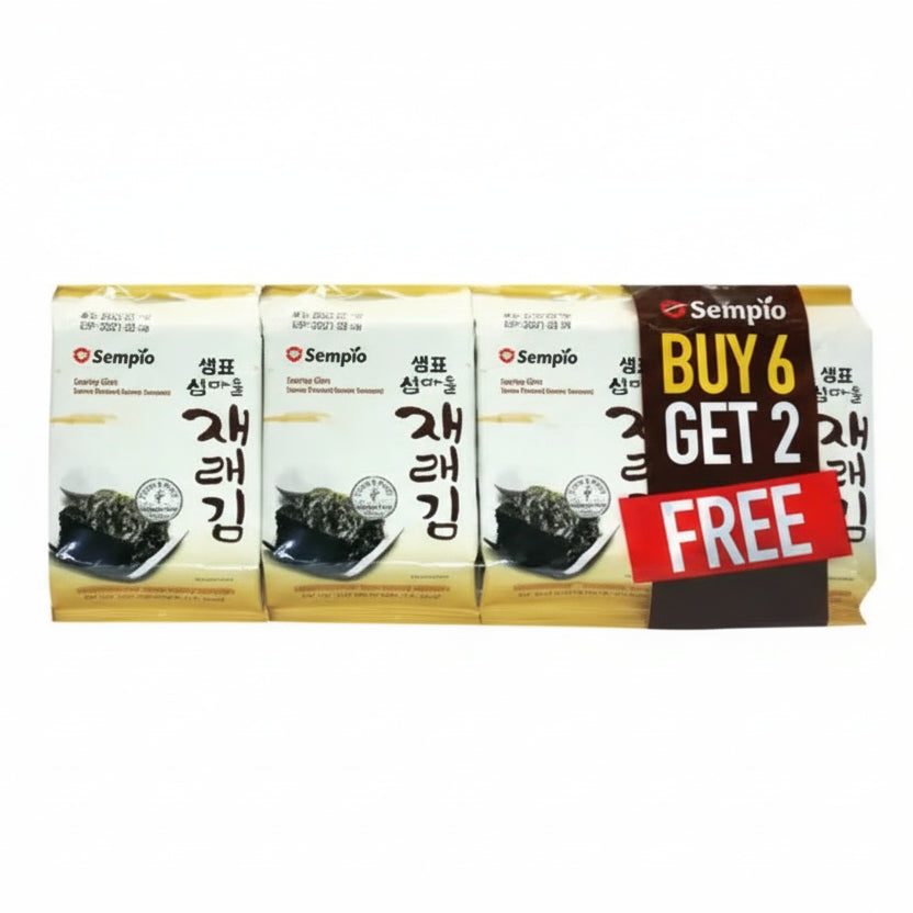 [Sempio] Seasoned Seaweed (Laver) in Pl Bag Jaera 12x(8x5g)