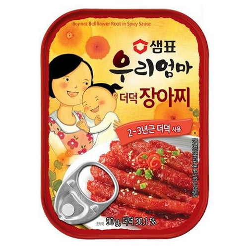 [Sempio] Canned Braised Bellflower Roots in Soy Sauce 30x90g