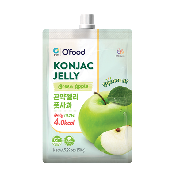 [O'food] Konjac Jelly Green Apple 4x(10x150g)