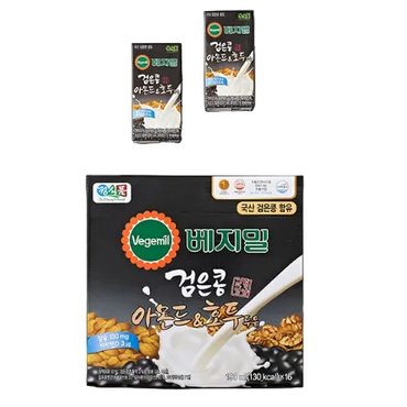 [Dr. Chung's Food] Vegemil Black Bean, Almond & Walnut Soymilk 16x200g