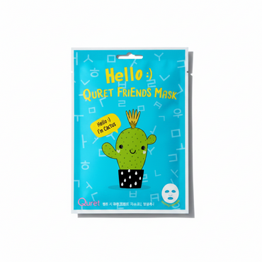 [Quret] Hello :) Quret Friends Mask - Cactus 50ea
