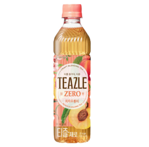 [Woongjin] TEAZLE Z Peach Oolong Tea PET 20x500ml