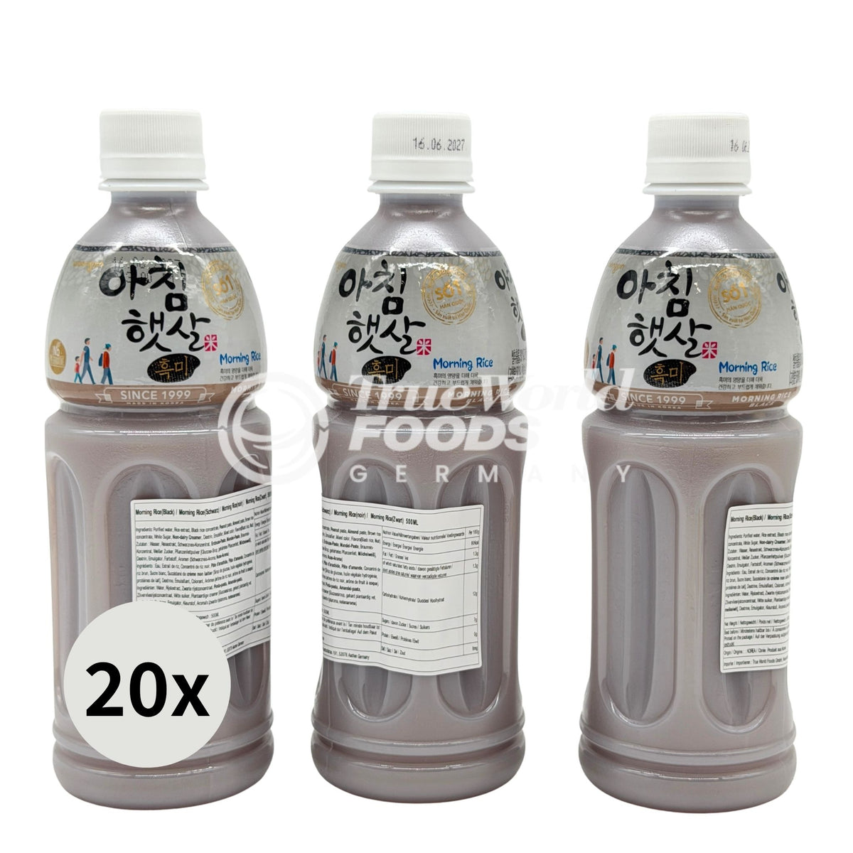 Morning Rice Black Rice Pet 20x500ml